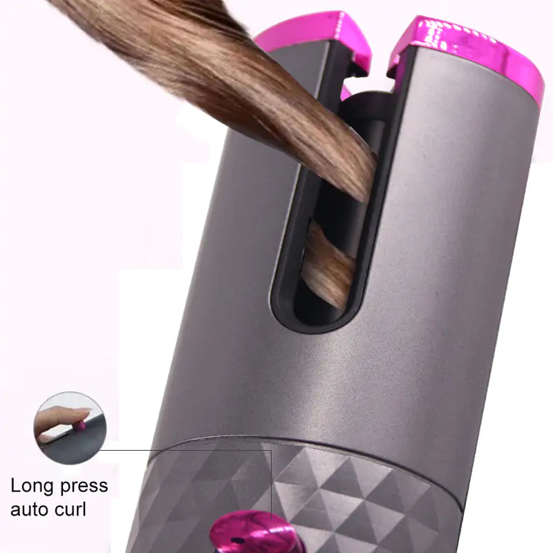 Cordless Auto Rotating Ceramic Hair Curler