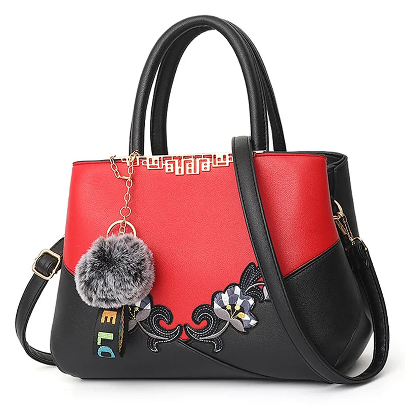 Ali Embroidered Messenger Bags Women Leather Handbags Bags for Women 2021 Sac a Main Ladies Hand Bag Female Hand bag new