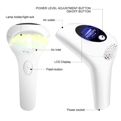 Ali Razor & Shavers 900000 Flashes 2021New Laser Hot sell Laser Epilator Permanent IPL Photoepilator Hair Removal Painless electric Epilator Machine