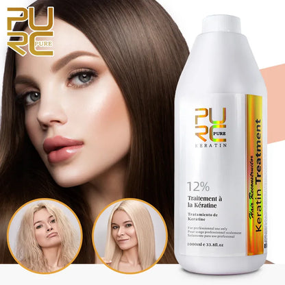 Ali Hair Treatments PURC 12% Brazilian Keratin Treatment Straightening Hair Keratin For Deep Curly Hair Treatment Wholesale Hair Care Products PURE