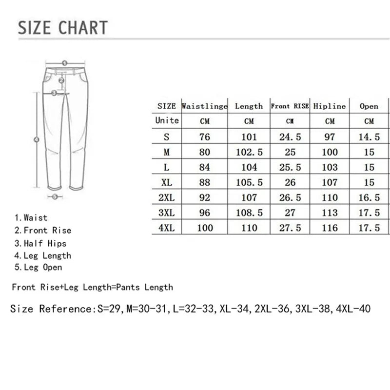 Ali Men Jeans Knee Hole Ripped Stretch Skinny Denim Pants Solid Color Black Blue Autumn Summer Hip-Hop Style Slim Fit Trousers S-4XL