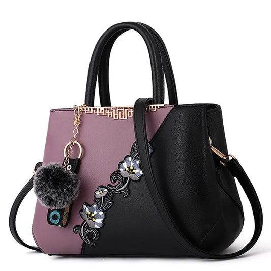 Ali Embroidered Messenger Bags Women Leather Handbags Bags for Women 2021 Sac a Main Ladies Hand Bag Female Hand bag new