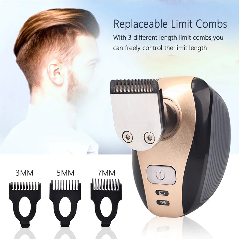 5-in-1 Rotary Electric Shaver 4D Rechargeable Bald Head Hair Beard Trimmer Razor