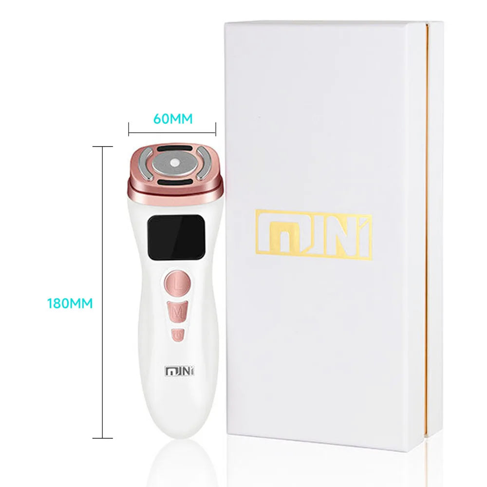 Ali Face & Body Tools Mini HIFU Ultrasound RF EMS Facial Beauty Device Face Massager Neck Lifting Tightening Rejuvenation Skin Care