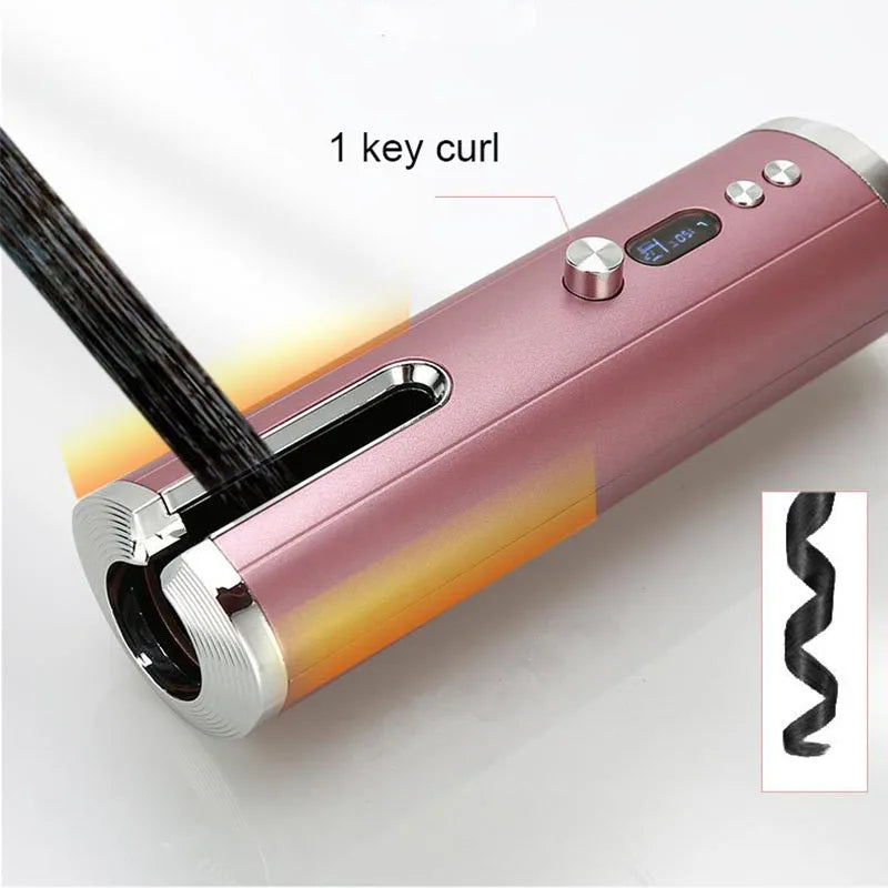 Ali Styling Tools Professional Automatic Hair Curling Machines Curlers For Hair Home Hair Waver Styling Tools Portable Auto Cordless Hair Curler