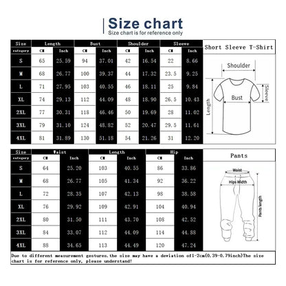 Ali 2024 Summer Men Sets Tracksuit T Shirt Pants 2 Piece Suits Fashion Casual Trousers Oversized Man Clothing Jogging Sports Outfits