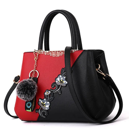 Ali Embroidered Messenger Bags Women Leather Handbags Bags for Women 2021 Sac a Main Ladies Hand Bag Female Hand bag new