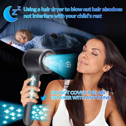 Ali Hair Dryers New Leafless Professional Hair Dryer with Diffuser Hair Dryer with Negative Ions and Intelligent Temperature Control Protection