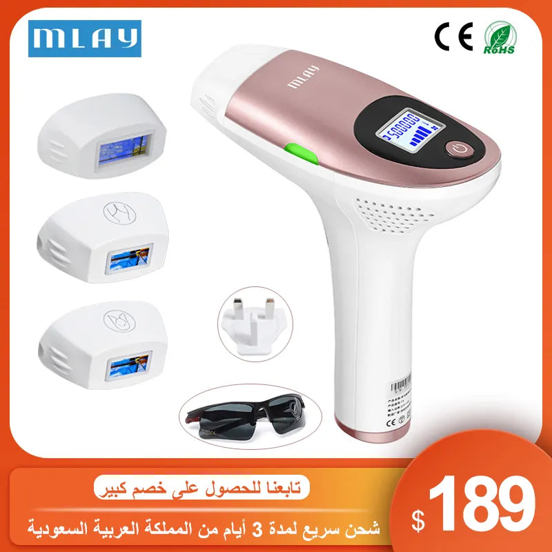 Ali Razor & Shavers MLAY IPL Laser Epilator Device Laser Hair Removal Bikini Home Use Permanent Hair Remover Depilador Women Laser Hair Removal