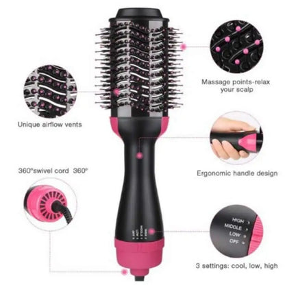 Ali Hair Dryers Ali Styling Tools Hair Dryer Brush Electric Hot Comb Fast Heat Hair Straightener Multifunctional Curling Iron Brush Hair Styling Tools Blow Dryer