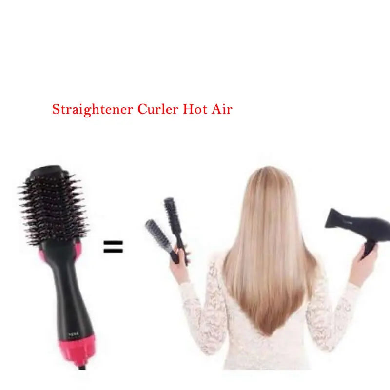 Ali Hair Dryers Ali Styling Tools Hair Dryer Brush Electric Hot Comb Fast Heat Hair Straightener Multifunctional Curling Iron Brush Hair Styling Tools Blow Dryer