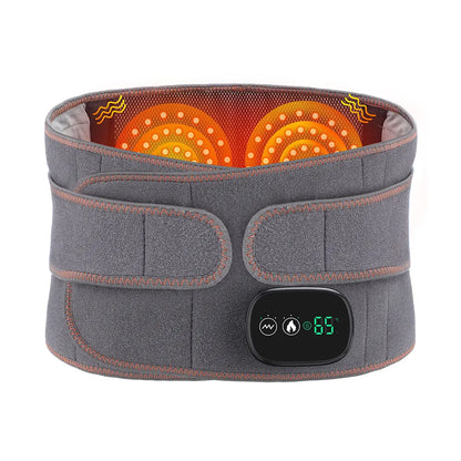 Ali Spa Electric Infrared Heating Therapy Waist Massager Back Support Belt Vibration Lumbar Massage Brace Pain Relief Muscle Massager