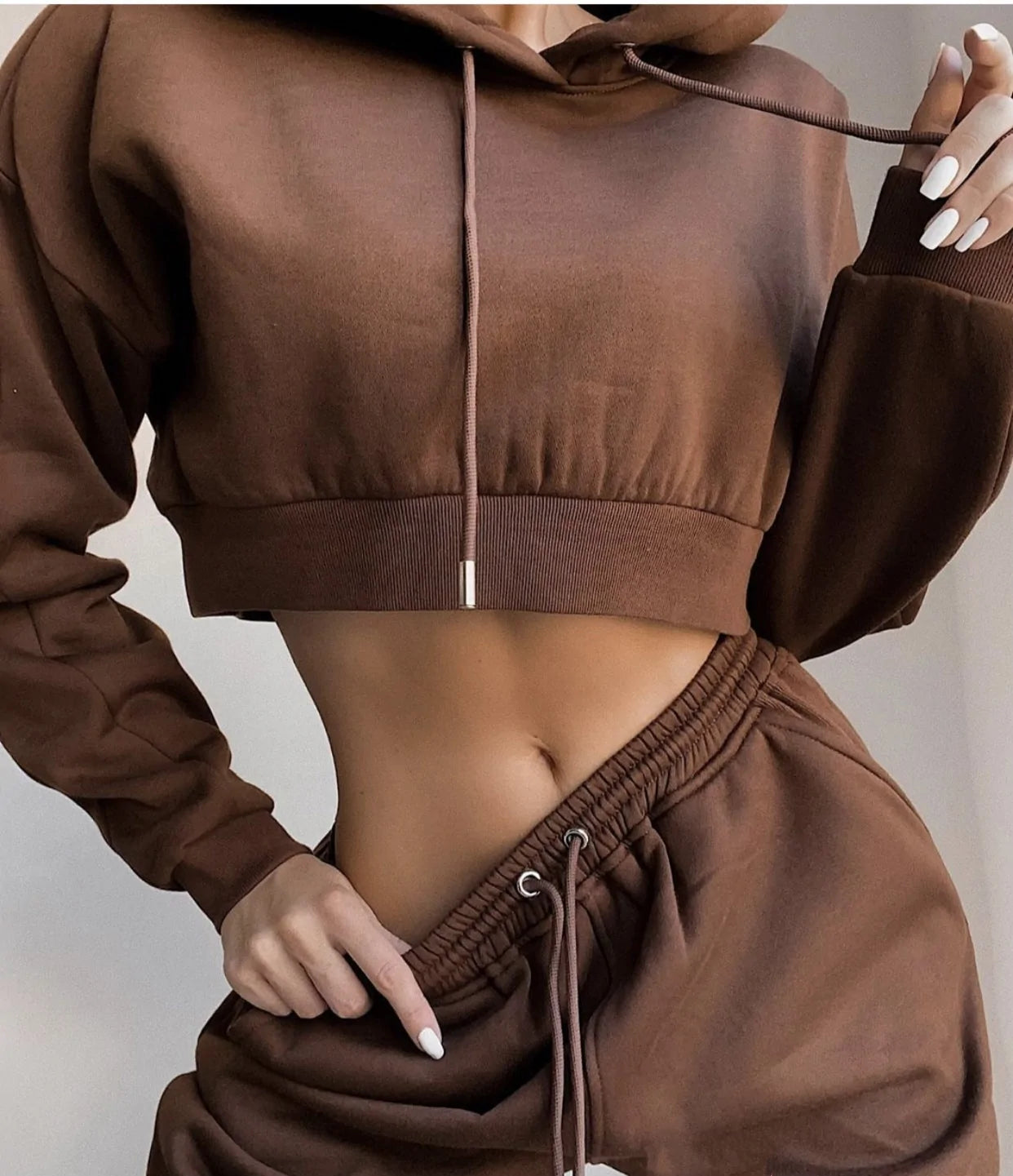 2 Piece Set Sweatsuits Women's Sweatshirt and Sweatpants