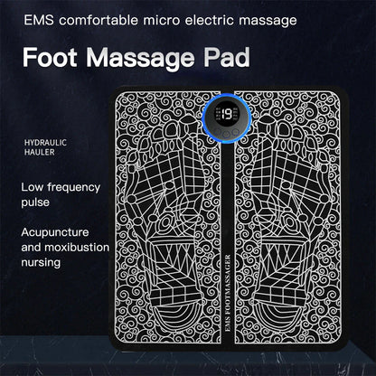 EMS Foot Massager Leg Electric Deep Reshaping Kneading Muscle Pain Relax Machine