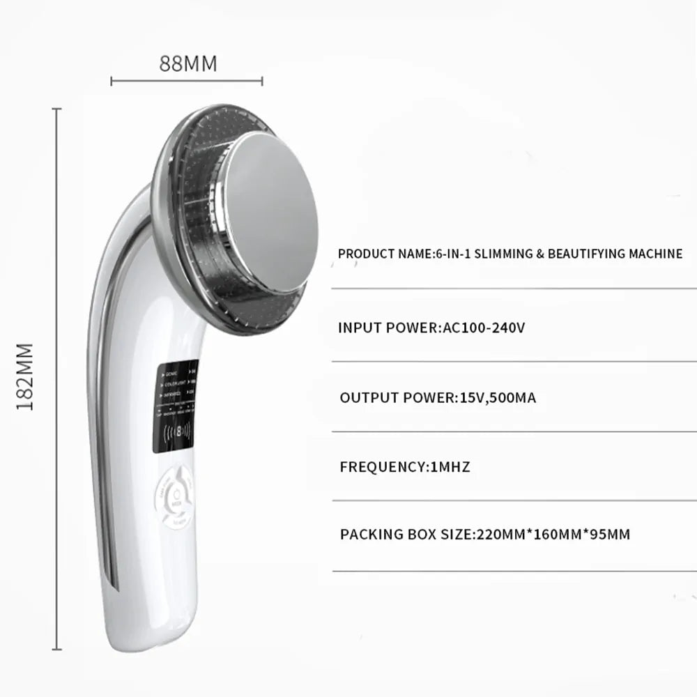 6 IN 1 EMS Ultrasonic Massager