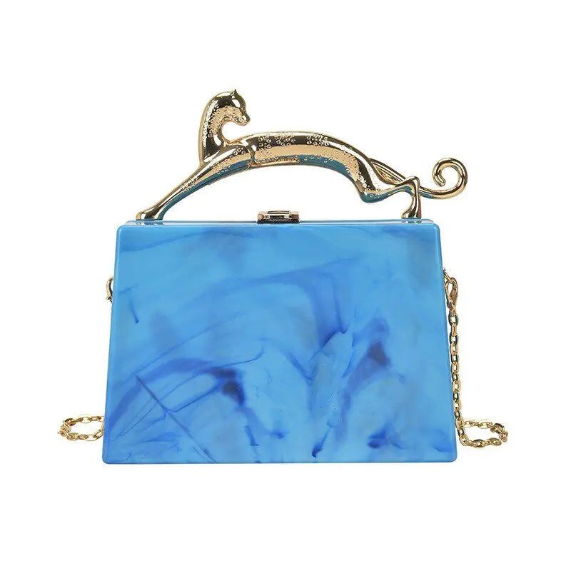 Acrylic Jag Box Handbag