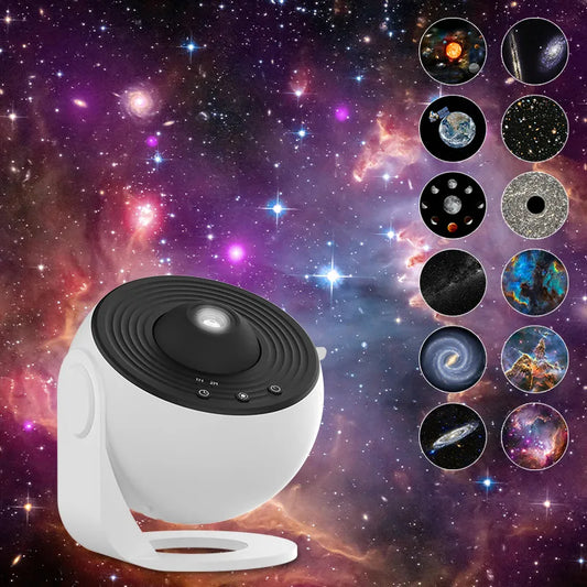 Ali Night Light Galaxy Projector Starry Sky Projector 360° Rotate Planetarium Lamp For Kids Bedroom Valentines Day Gift Wedding Deco