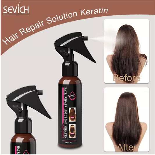 Ali Hair Treatments Sevich Hair Repair Solution Keratin Nourish Restore Broken Hair Repair Liquid for Women Damage Hair Treatment Nutrition Infusing