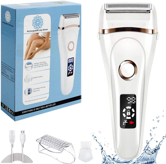 Ali Razor & Shavers Electric Razor Painless Lady Shaver For Women USB Charging Bikini Trimmer For Whole Body Waterproof LCD Display Wet & Dry Using