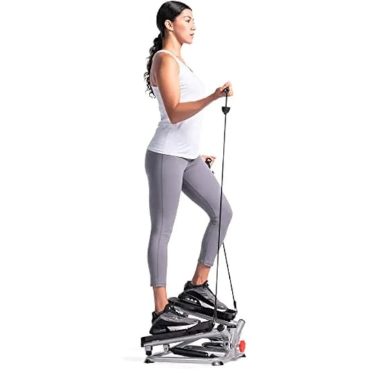Ali Fitness Sunny Health & Fitness Total Body Advanced Stepper Machine - SF-S0979, Gray