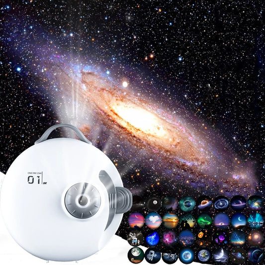 Ali 32 in 1 Galaxy Planetarium Projector Starry Sky Night Light with Bluetooth Music Star Projector LED Lamp for Kids Bedroom Decor