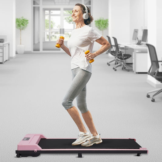 Ali Treadmill Electric Under Desk Treadmill Indoor Fitness Walking Pad Running Jogging Machine