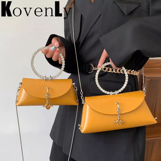 Ali Woman's Handbag Women Handbag Luxury Brand Design Mini Clutches Purse Flap Leather Small Shoulder Bags For Women Fashion Crossbody Messenger Bag