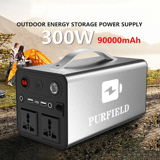 Ali 90000mAh 300W Portable Power Station 45000mAh 180W Outdoor Emergency Power Supply Power Bank Generator DC output Battery Charger