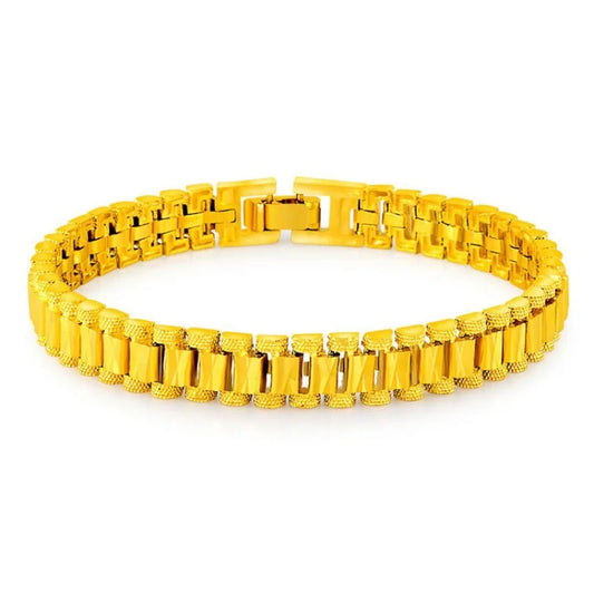 Ali Gold bracelet women 9999 real gold bracelet transit beads real gold bracelet adjustable gold bracelet 3D fashion gift