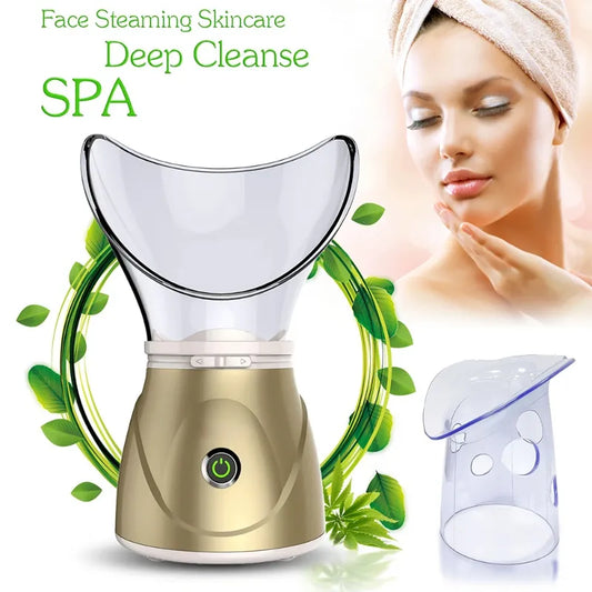 Ali Face & Body Tools Nano Facial Steamer Spa Pores Steam Sprayer Skin Beauty Clean Suana Mist Face Vaporizer Humificador  Face Steamer Machine