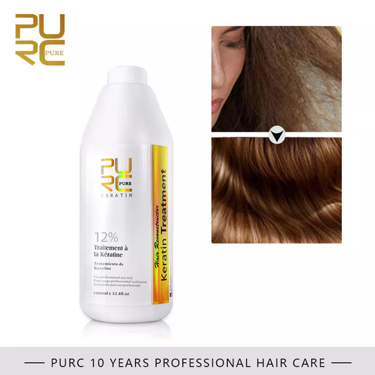 Ali Hair Treatments PURC 12% Brazilian Keratin Treatment Straightening Hair Keratin For Deep Curly Hair Treatment Wholesale Hair Care Products PURE