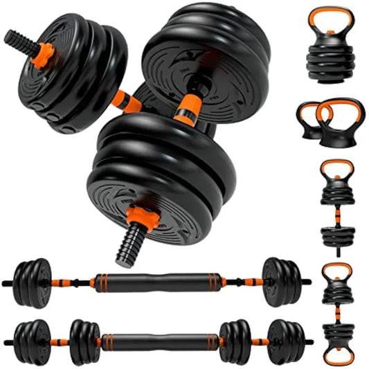 Ali CANMALCHI Adjustable Dumbbells Weights Set 44lbs for Indoor Workout Dumbbell Weight Barbell Perfect