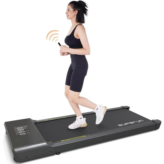 Ali Fitness Walking Pad, Walking Treadmill Under Desk Treadmill 2 in 1 Home/Office with Remote Control, Portable Treadmill in LED Display